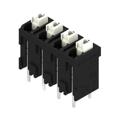1876360000 - Black 5.08mm PCB Terminals, 4 Poles, 3.5mm Pin Length  (Pack of 175)