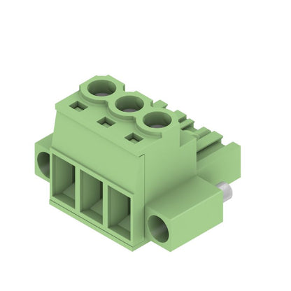 1283640000 - 5.08mm 3-Pole Female PCB Connector with UL Certification  (Pack of 72)