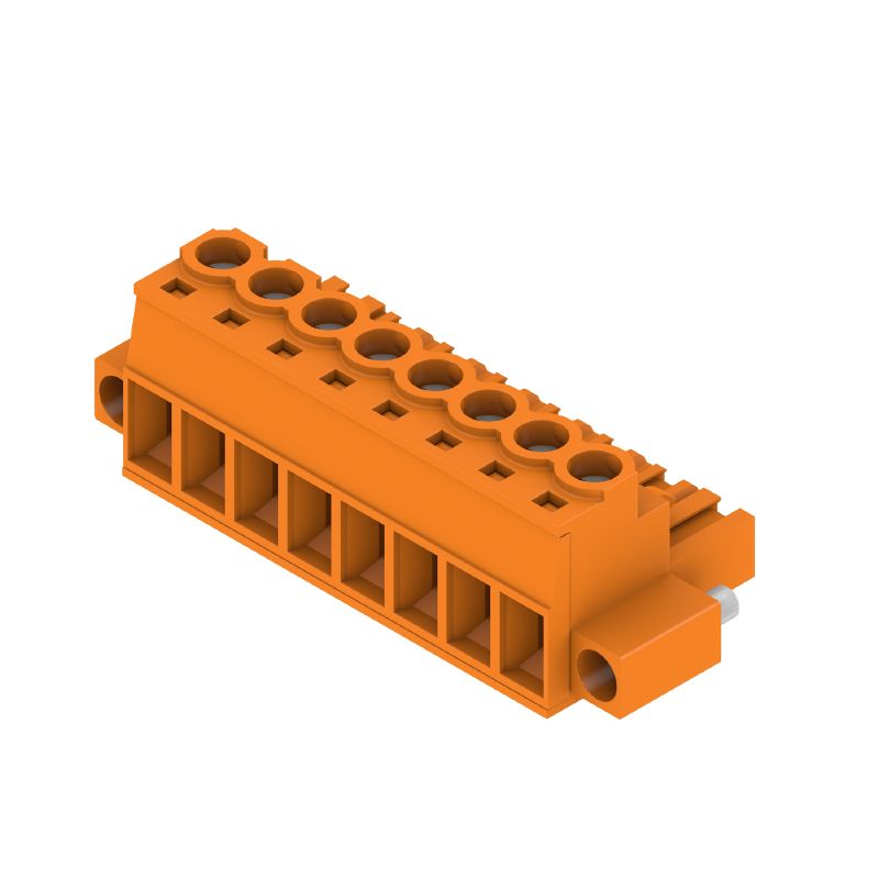 1454920000 - 5.08mm 8-Pole PCB Connector with 180-Degree Angle  (Pack of 36)
