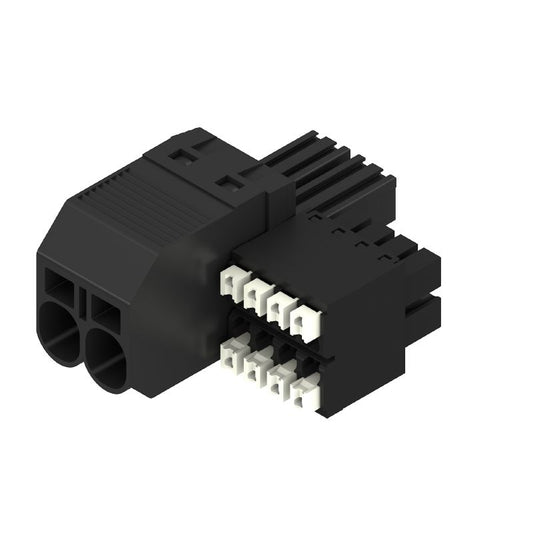 1156440000 - 7.62mm 2-Pole Connector, 180° Angle with PUSH IN Feature  (Pack of 50)