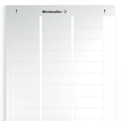 1686420001 - Self-Adhesive LaserMark Device Markers 22x56mm in Silver  (Pack of 10)