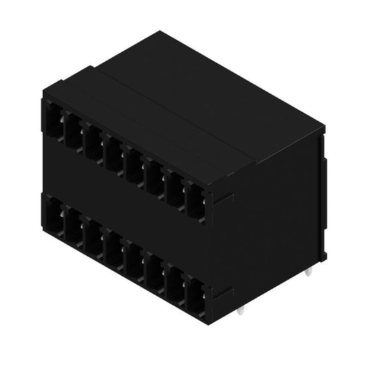 1973160000 - 3.81mm 16-Pole PCB Connector with THT Solder, Black Finish  (Pack of 36)