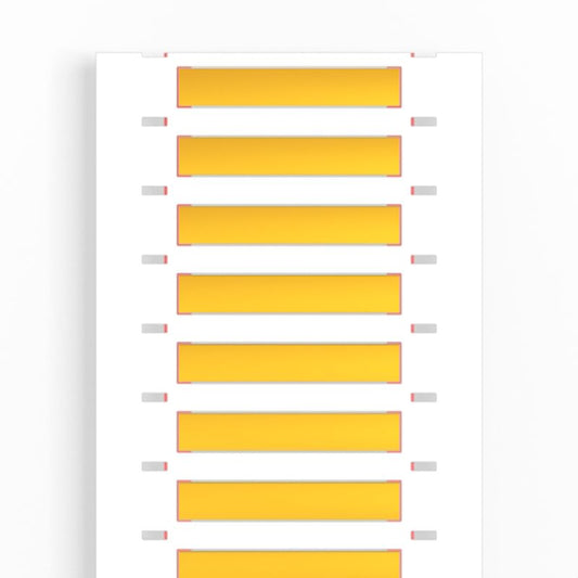 2437580000 - Yellow Cable Markers for 1.6-4.8mm Conductors, 50.8x7.6mm  (Pack of 1000)