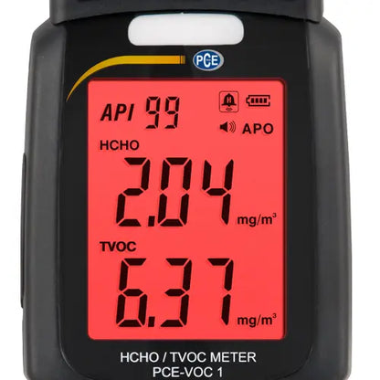 PCE-VOC 1 - Handheld VOC & Formaldehyde Meter for Indoor Air Quality Monitoring