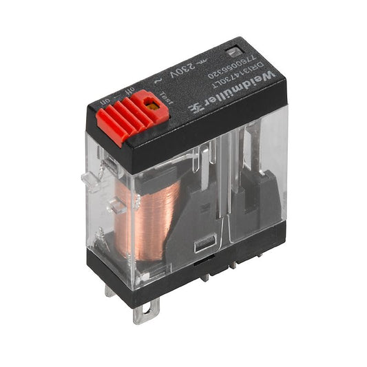 7760056320 - D-SERIES 230V AC Relay with AgSnO Contact and Test Button  (Pack of 20)