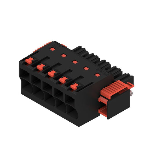 2493370000 - 10.16mm 5-Pole PCB Connector with 180° Push-In Actuator  (Pack of 16)