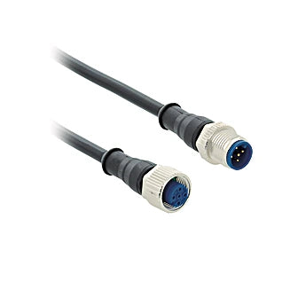 ZC4V001 - 5m M12 × 1 Connection Cable, 5-Pin, Durable PVC