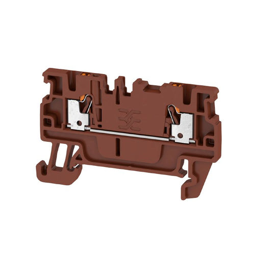2508200000 - Brown Feed-Through Terminal 1.5mm², 500V, 17.5A  (Pack of 100)