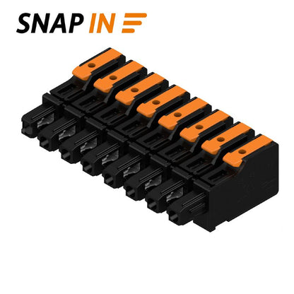 8000078334 - 8-Pole Plug Connector, 7.5mm Pitch, Snap-In Lever  (Pack of 30)