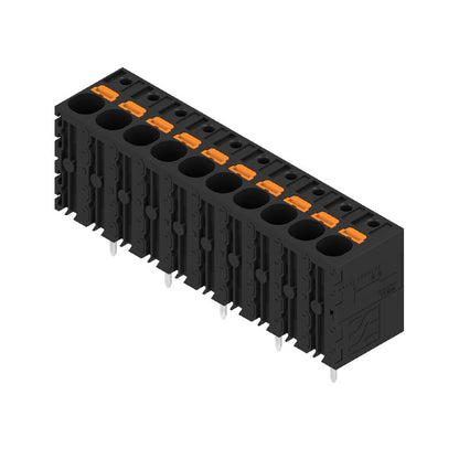 2491700000 - 7.50mm Black PCB Terminals, 10 Poles, 180° Configuration  (Pack of 20)
