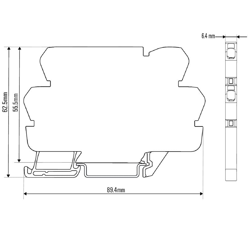 2774100000 - TXPL S Supply Module for TS 35 Rail, RoHS & UL Certified