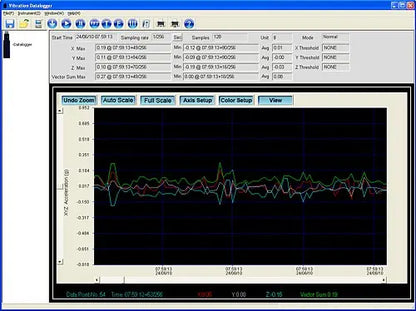 PCE-VD 3 - 3-Axis Vibration Analyzer with ISO Certificate & USB Connection