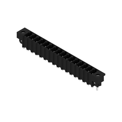 1863480000 - 16-Pole 3.81mm PCB Connector, Black Male Header  (Pack of 50)
