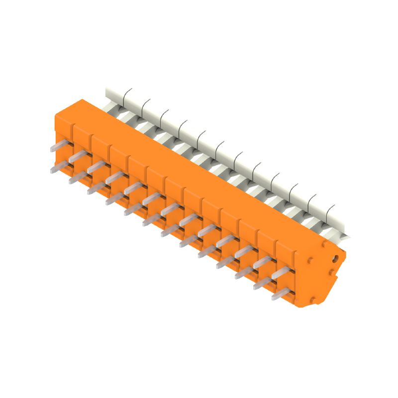 1958320000 - 5mm Pitch PCB Terminal, 13 Poles at 135° with Tension Clamp  (Pack of 50)