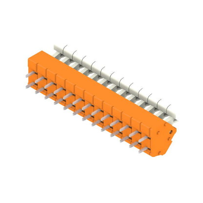 1958320000 - 5mm Pitch PCB Terminal, 13 Poles at 135° with Tension Clamp  (Pack of 50)