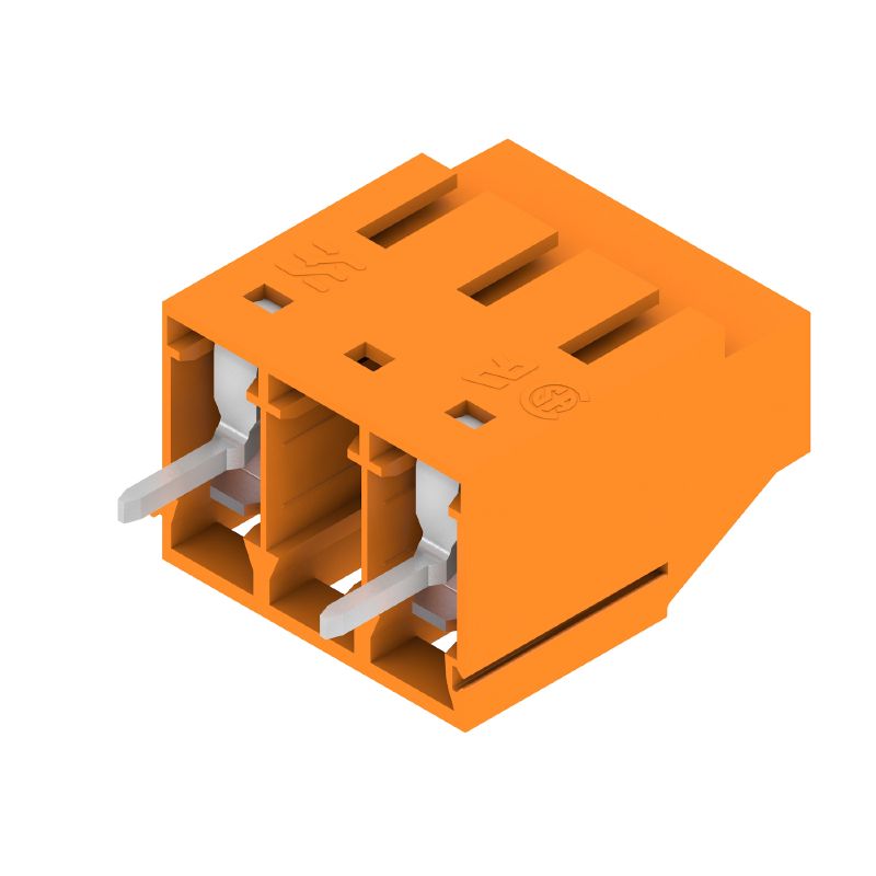 2613320000 - 10mm Orange Circuit Board Terminal, 90° Connection, 2 Poles  (Pack of 100)