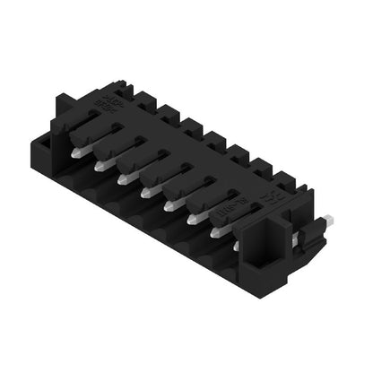 1000640000 - 8-Pole 3.50mm PCB Male Header Connector, Black  (Pack of 50)