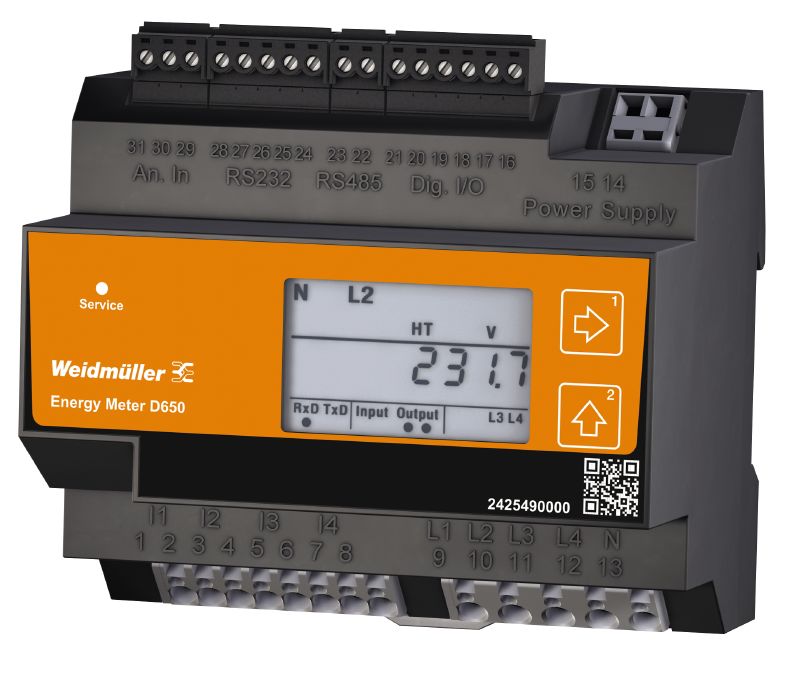 2425490000 - Multi-Phase Energy Meter for Compliance & Power Measurement