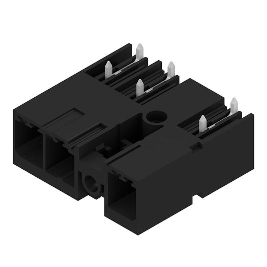 2500230000 - 7.62mm 3-Pole Black PCB Header Connector, 270° Angle  (Pack of 50)
