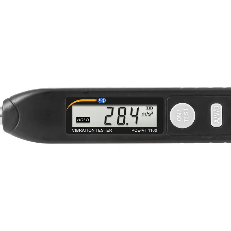 PCE-VT 1100M - Hand-Held Vibration Meter for Machine Maintenance