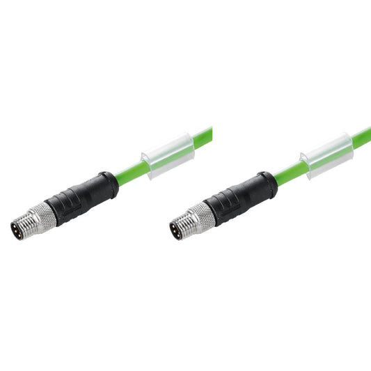 1160930010 - 0.1m M8 Connection Cable, 4-Pole, Shielded PUR Design