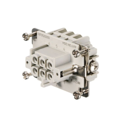 1873520000 - 6 Pole PUSH IN Female Connector, 500V, 24A