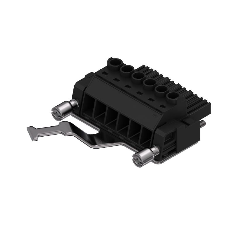1933460000 - 7.62mm Female PCB Connector with 6 Poles and 180° Yoke  (Pack of 25)