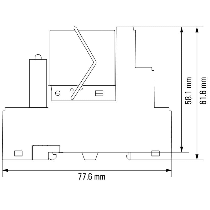 1218410000 - 24VDC Relay Module with 2 Forcibly Guided Contacts  (Pack of 10)