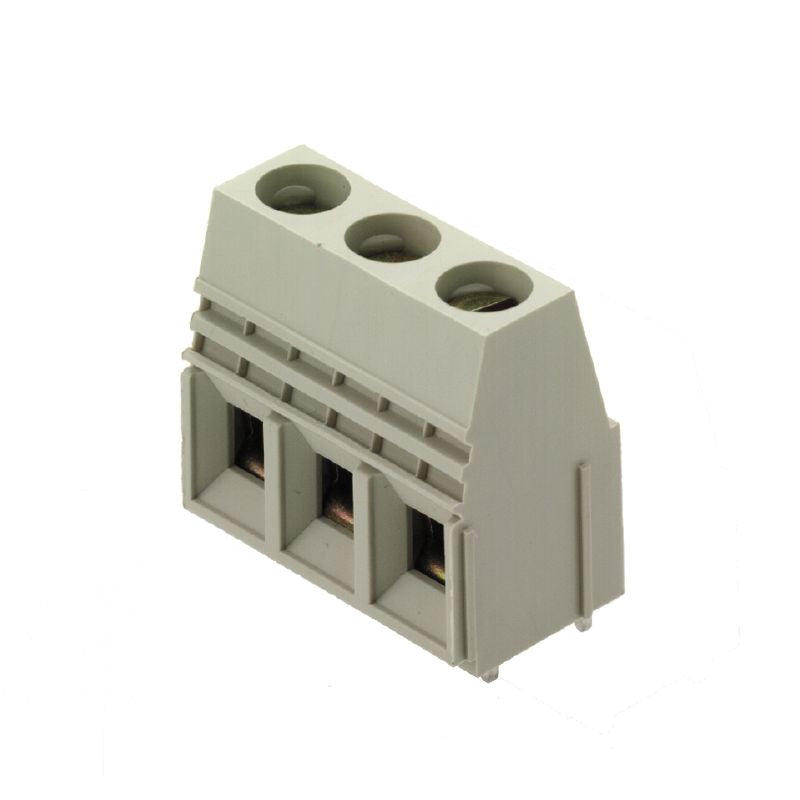 1635930000 - 10.16mm PCB Terminal, 3-Poles, 90° Angle, Pebble Grey  (Pack of 20)