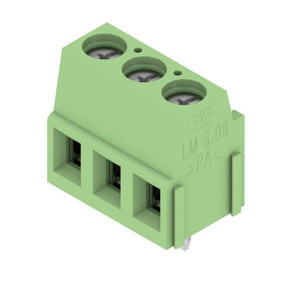 1716150000 - 5.08mm PCB Terminal, 3-Pole, 90° Angle, Tinned Pins  (Pack of 100)