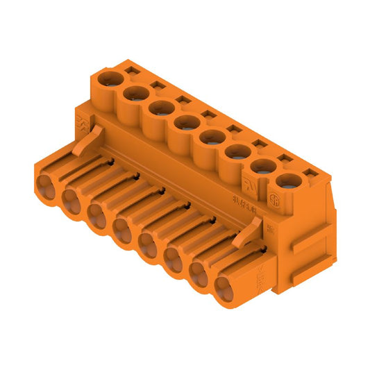 2443260000 - 8-Pole RoHS PCB Plug-in Connector with 180° Field Connection  (Pack of 42)