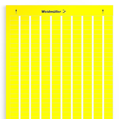 1724151687 - Yellow Laser Marker 9x17.8mm, PVC-Free, Self-Adhesive  (Pack of 10)