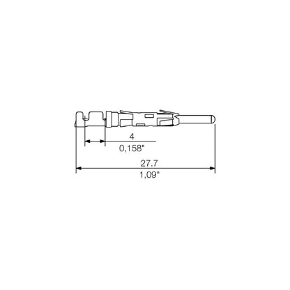 1582310000 - Crimp Connector with 2.5mm² Range, Tinned Contacts  (Pack of 250)