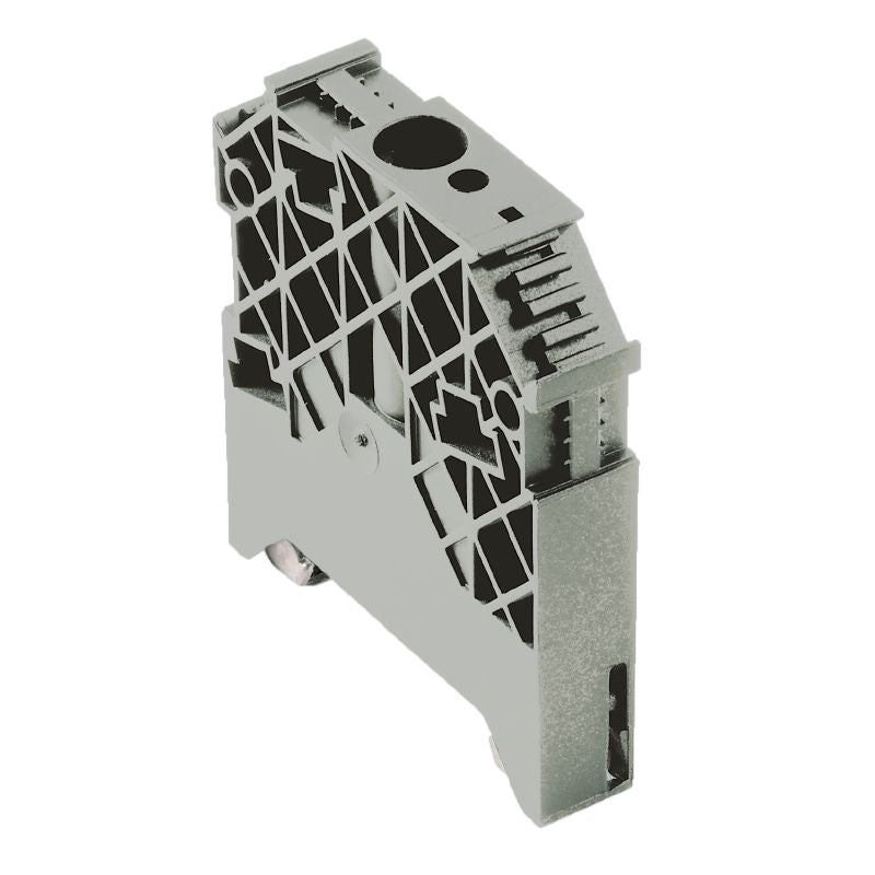 1227890000 - Grey End Bracket for TS 35 Rail, 12mm Width, V-2 Rated  (Pack of 50)