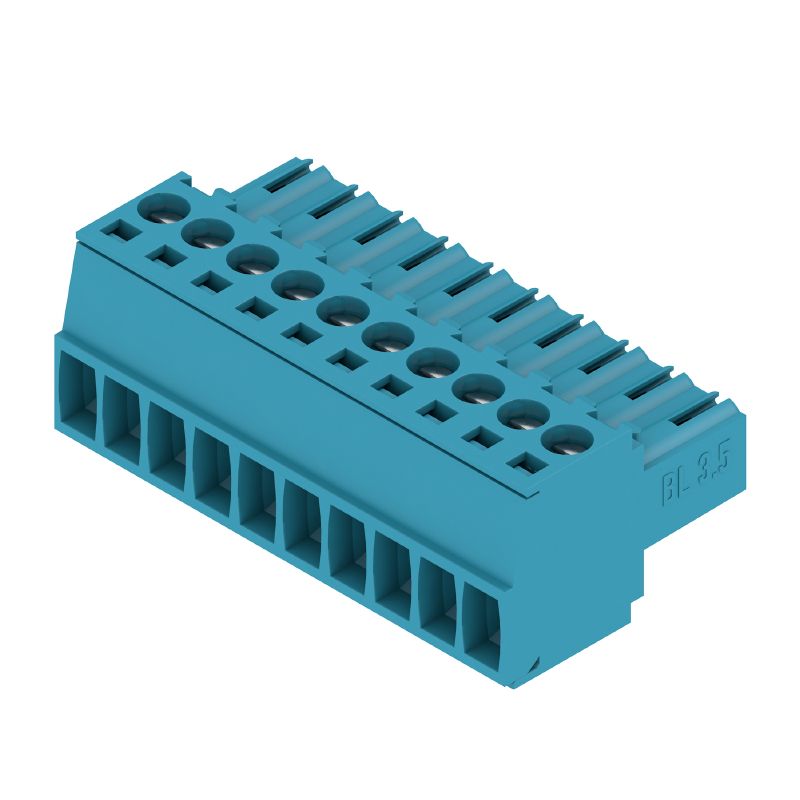 1238950000 - 3.50mm PCB Connector with 10 Poles, 180° Angle  (Pack of 48)