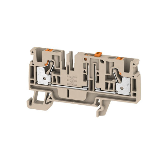 2429850000 - 4 mm² Dark Beige Test-Disconnect Terminal, Push-In, 500 V, 20 A  (Pack of 50)