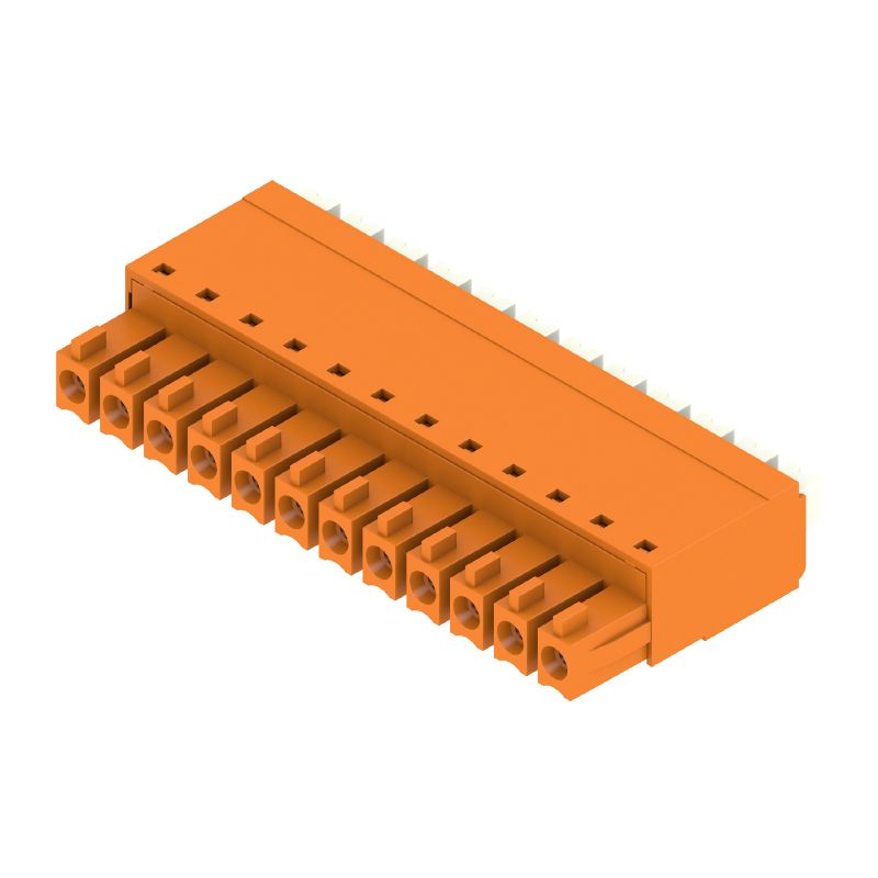 1969190000 - 12-Pole 3.81mm Female PCB Connector with 180° Angle  (Pack of 50)
