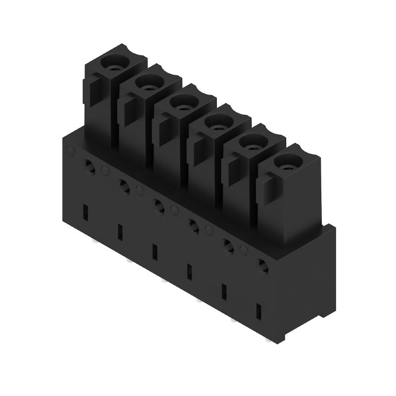 1976550000 - 3.81mm 6-Pole PCB Connector, Tinned Black Finish  (Pack of 50)