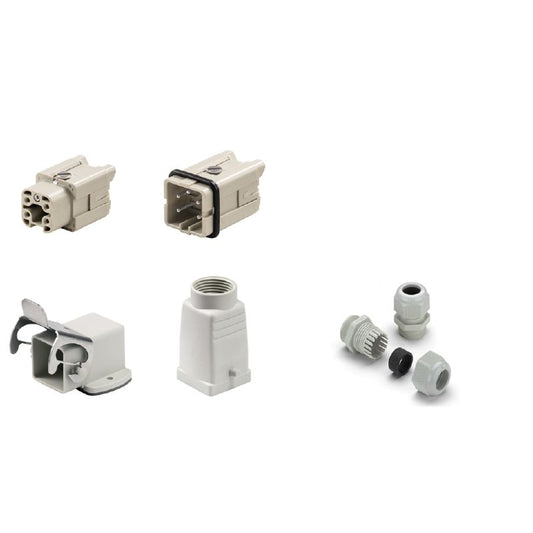 1802720000 - Heavy-Duty 4-Pole Connector Kit, 16A/400V Ratings
