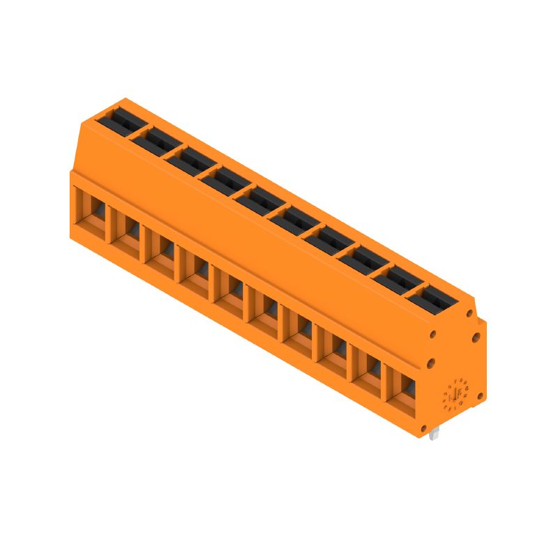 2786620000 - 5mm Pitch Orange Terminal Block with 10 Poles  (Pack of 76)