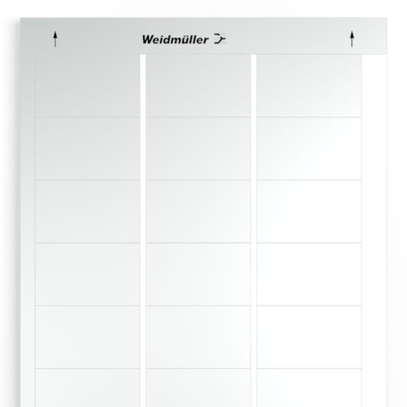 1686430001 - Silver Laser Marker 36x60mm, RoHS Compliant, Self-Adhesive  (Pack of 10)