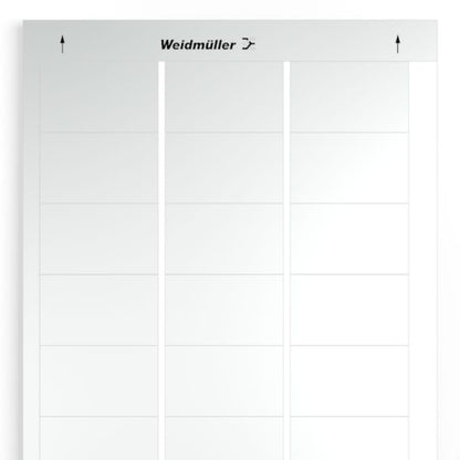 1686430001 - Silver Laser Marker 36x60mm, RoHS Compliant, Self-Adhesive  (Pack of 10)