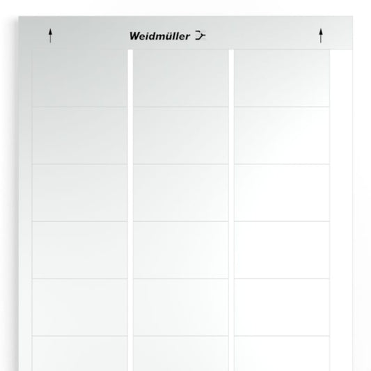1686430001 - Silver Laser Marker 36x60mm, RoHS Compliant, Self-Adhesive  (Pack of 10)