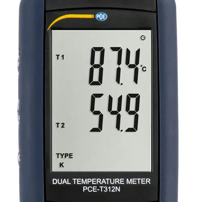 PCE-T312N - Dual-Channel Digital Probe Thermometer with Wide Temperature Range