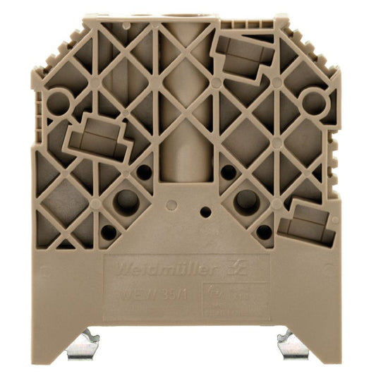 1059000000 - Dark Beige End Bracket for TS 35 Mounting  (Pack of 50)