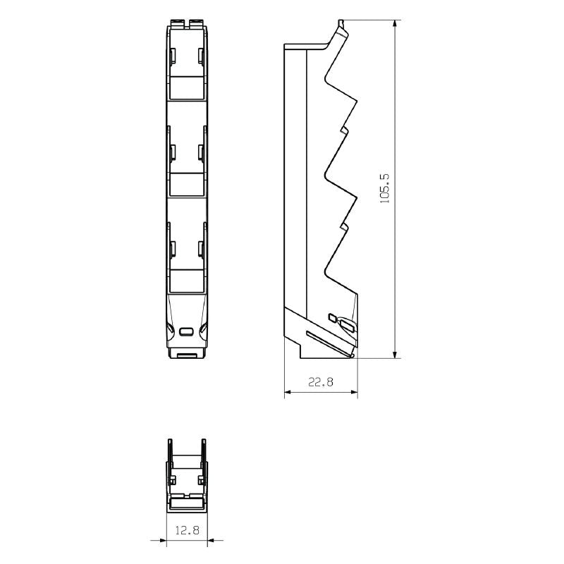 1294340000 - OMNIMATE Housing Series Light Blue Element, 12.5mm Width  (Pack of 14)