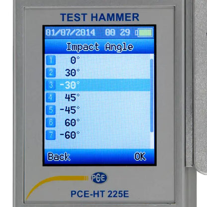 PCE-HT 225E - Digital Concrete Test Hammer with Memory & USB Port