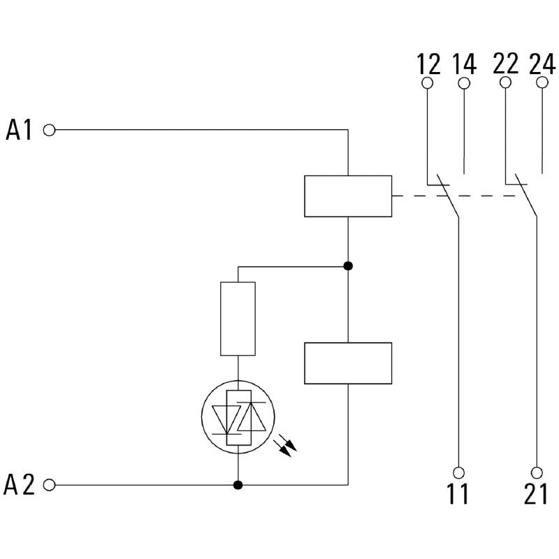 2476860000 - 115VAC Relay Module with 5A Capacity and Screw Connections  (Pack of 10)