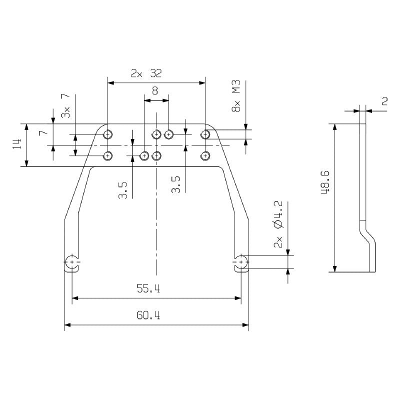 1435420000 - RoHS Compliant Galvanised Steel Shield Clamp, -40 to 125 °C