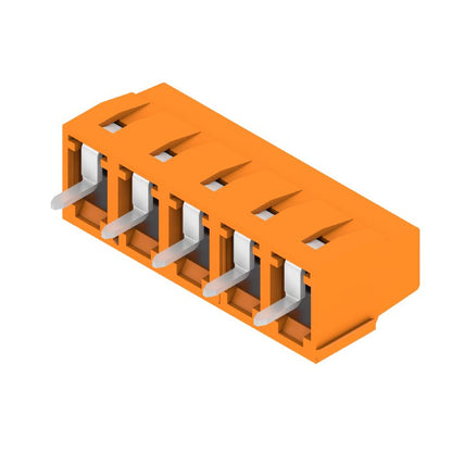 1912560000 - 5-Pole 5.08mm PCB Terminal, 3.5mm Solder Pin, Orange  (Pack of 100)